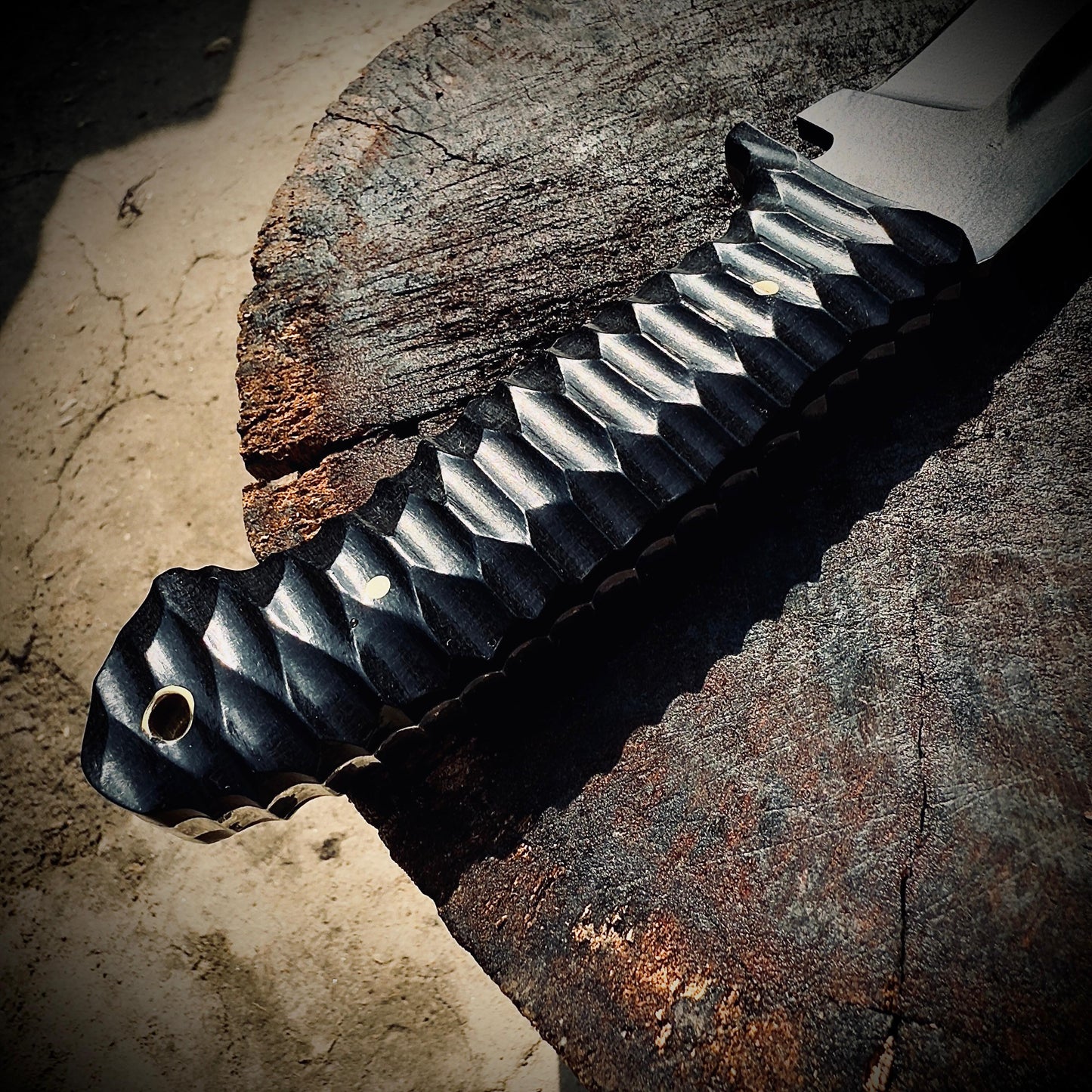 SCK-37 CUSTOM HANDMADE 3V STEEL HUNTING SURVIVAL KNIFE WITH G10 SHEATH HANDLE WITH PURE LEATHER SHEATH