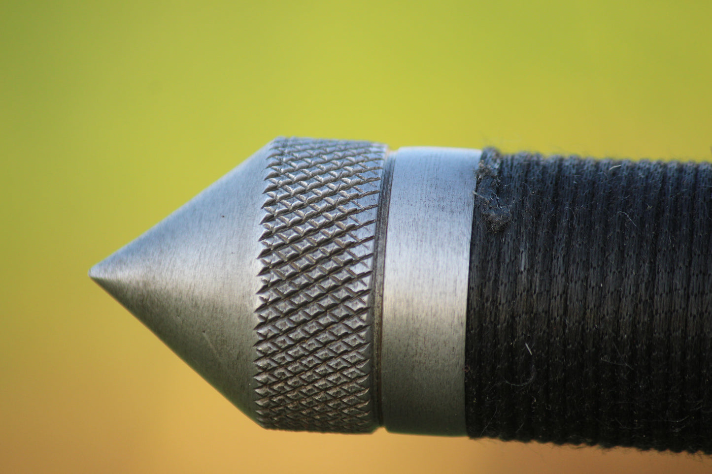 SCK-16 CUSTOM HANDMADE 3V STEEL HUNTING RAMBO MOVIE KNIFE WITH STEEL AND CORD WARP HANDLE WITH PURE LEATHER SHEATH