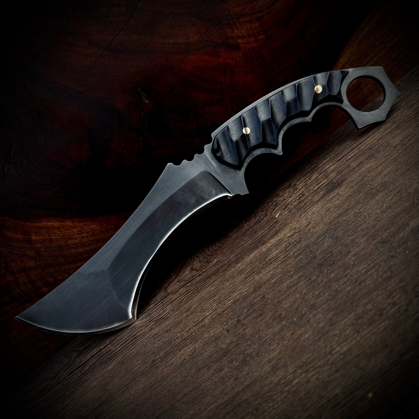 SCK-20 CUSTOM HANDMADE 3V STEEL HUNTING BIG TANTO KNIFE WITH G10 SHEATH HANDLE WITH PURE LEATHER SHEATH