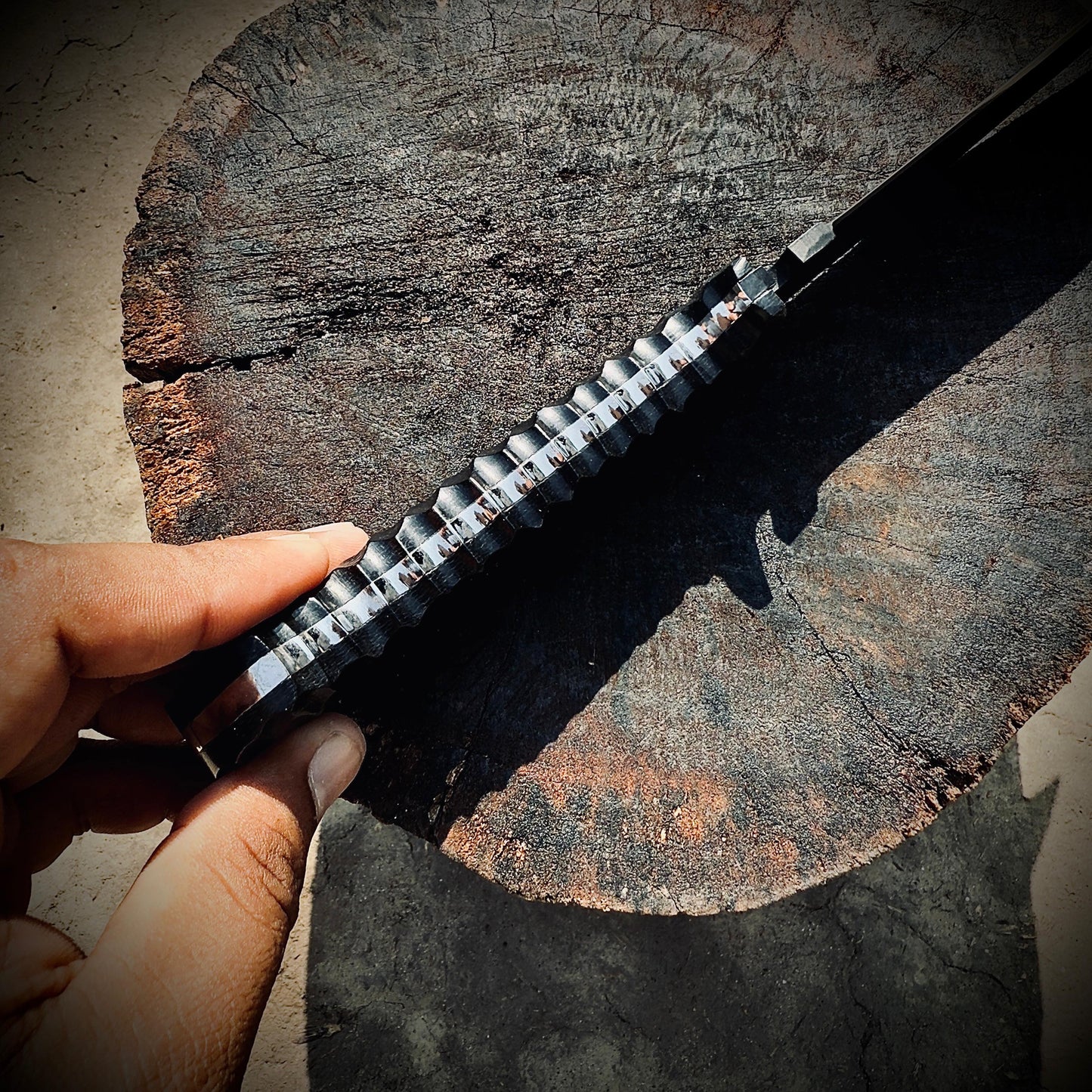 SCK-37 CUSTOM HANDMADE 3V STEEL HUNTING SURVIVAL KNIFE WITH G10 SHEATH HANDLE WITH PURE LEATHER SHEATH