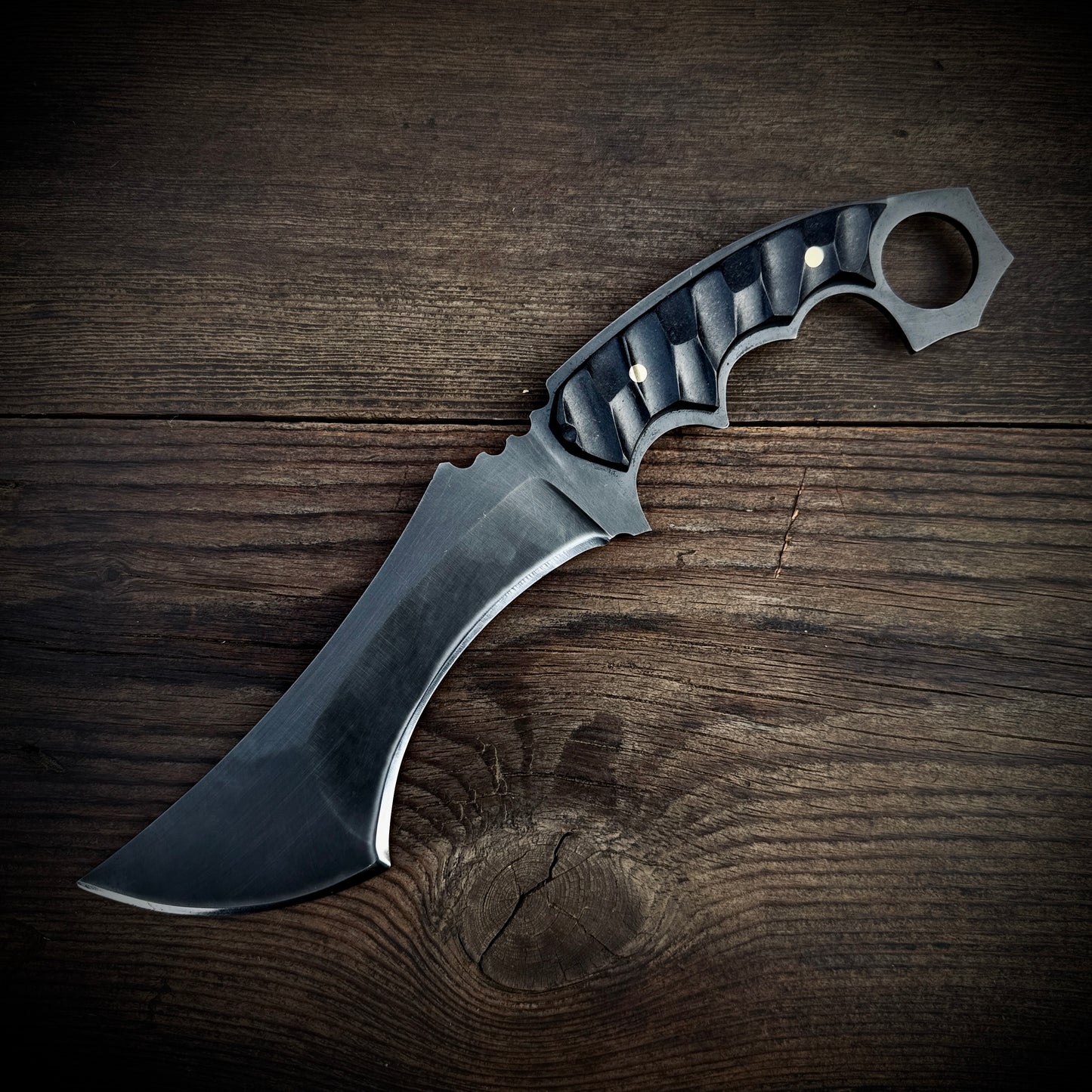 SCK-20 CUSTOM HANDMADE 3V STEEL HUNTING BIG TANTO KNIFE WITH G10 SHEATH HANDLE WITH PURE LEATHER SHEATH