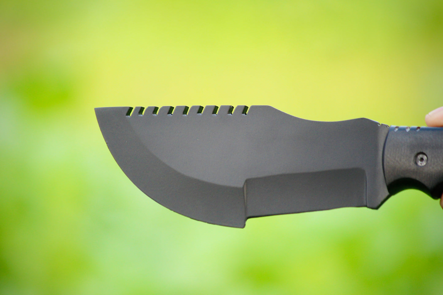 SCK-06 CUSTOM HAND MADE 3V STEEL HUNTING TRACKER KNIFE WITH G10 SHEATH HANDLE WITH PURE LEATHER SHEATH