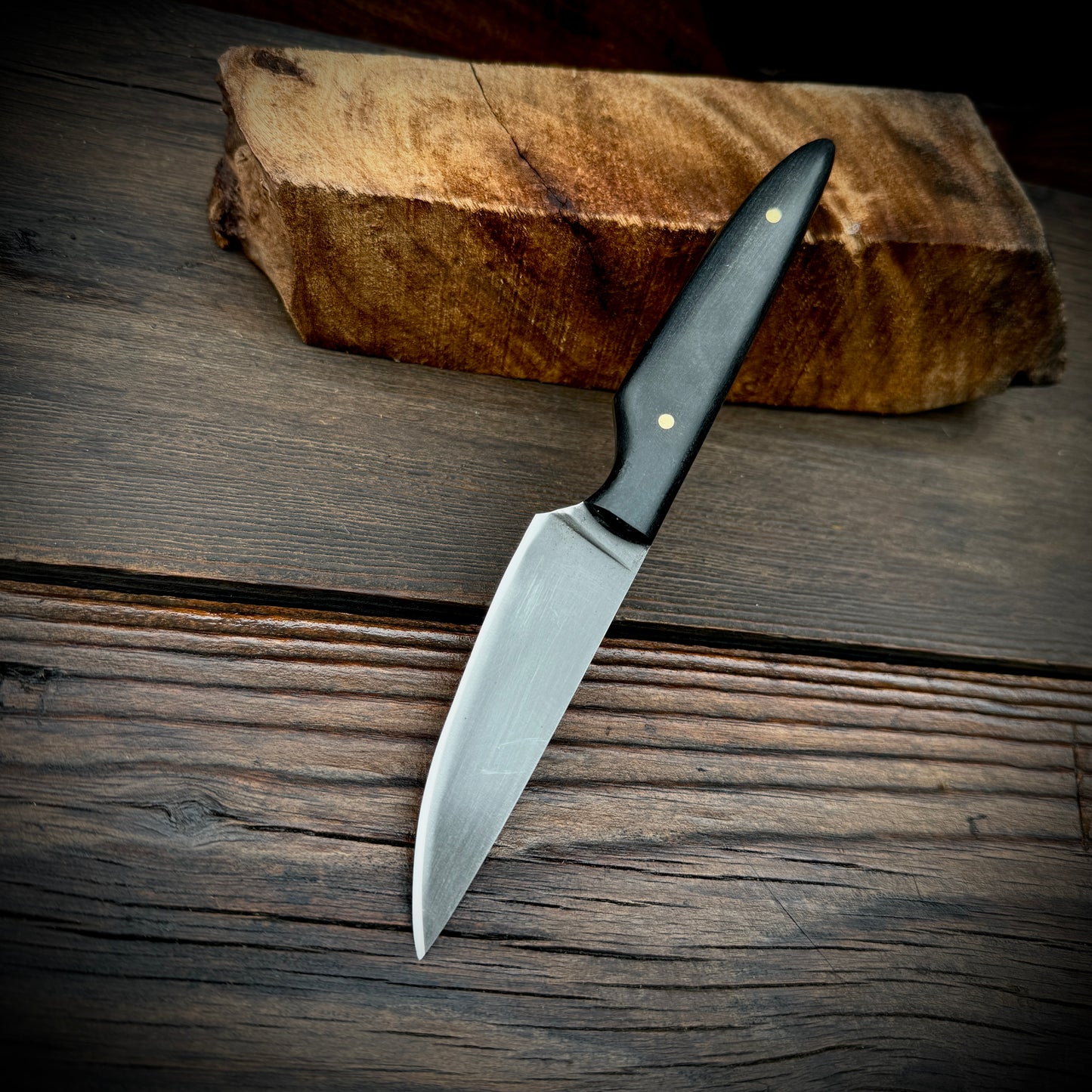 SCK-26 CUSTOM HANDMADE 3V STEEL HUNTING KNIFE WITH G10 SHEATH HANDLE WITH PURE LEATHER SHEATH