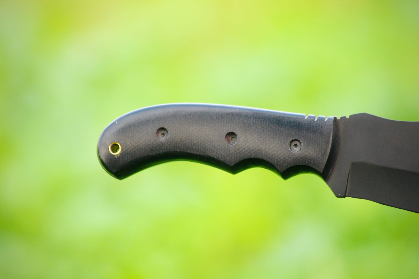 SCK-06 CUSTOM HAND MADE 3V STEEL HUNTING TRACKER KNIFE WITH G10 SHEATH HANDLE WITH PURE LEATHER SHEATH