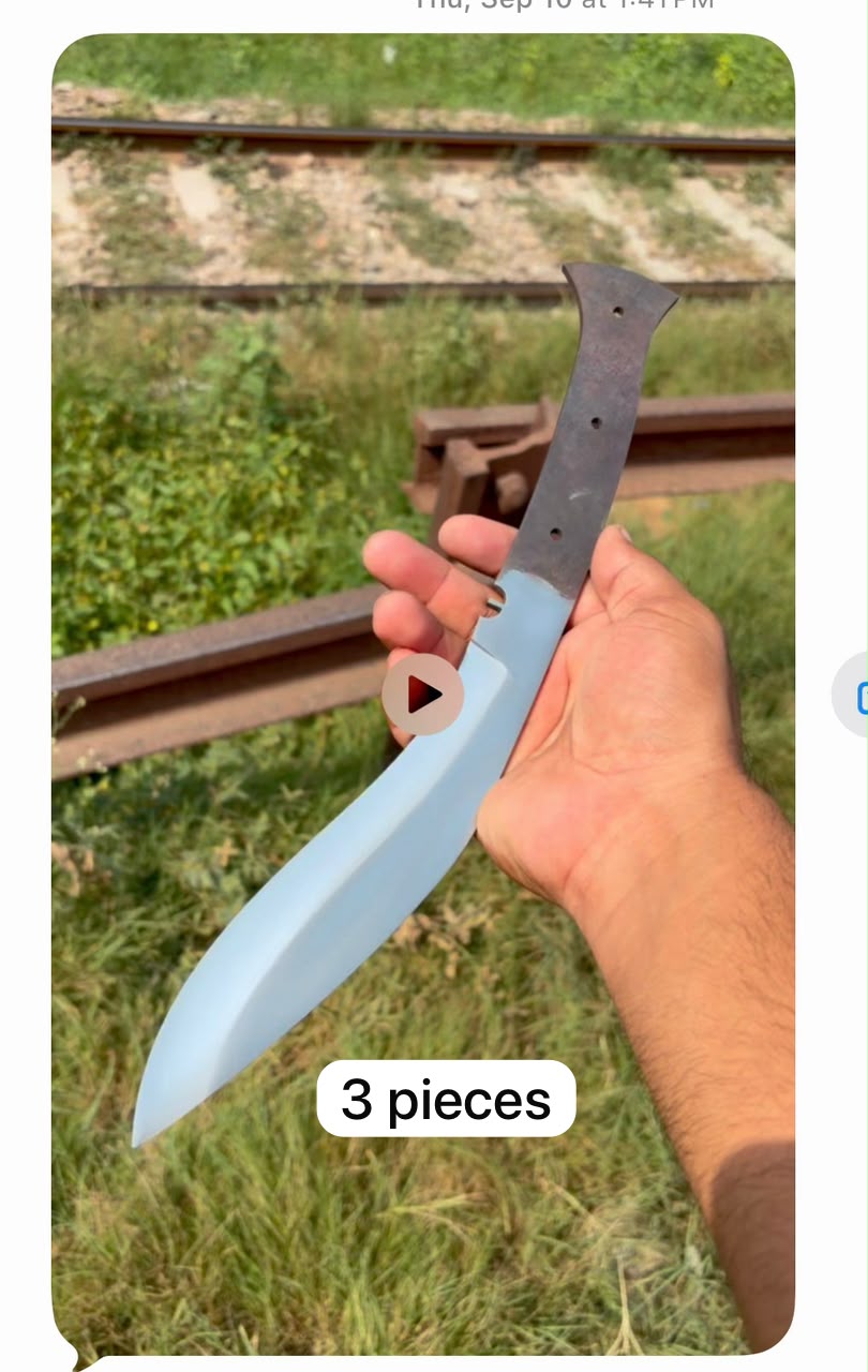 SCK-00 CUSTOM HANDMADE 12 KNIVES 6 IN STEEL AND 6 IN DAMASCUS STEEL