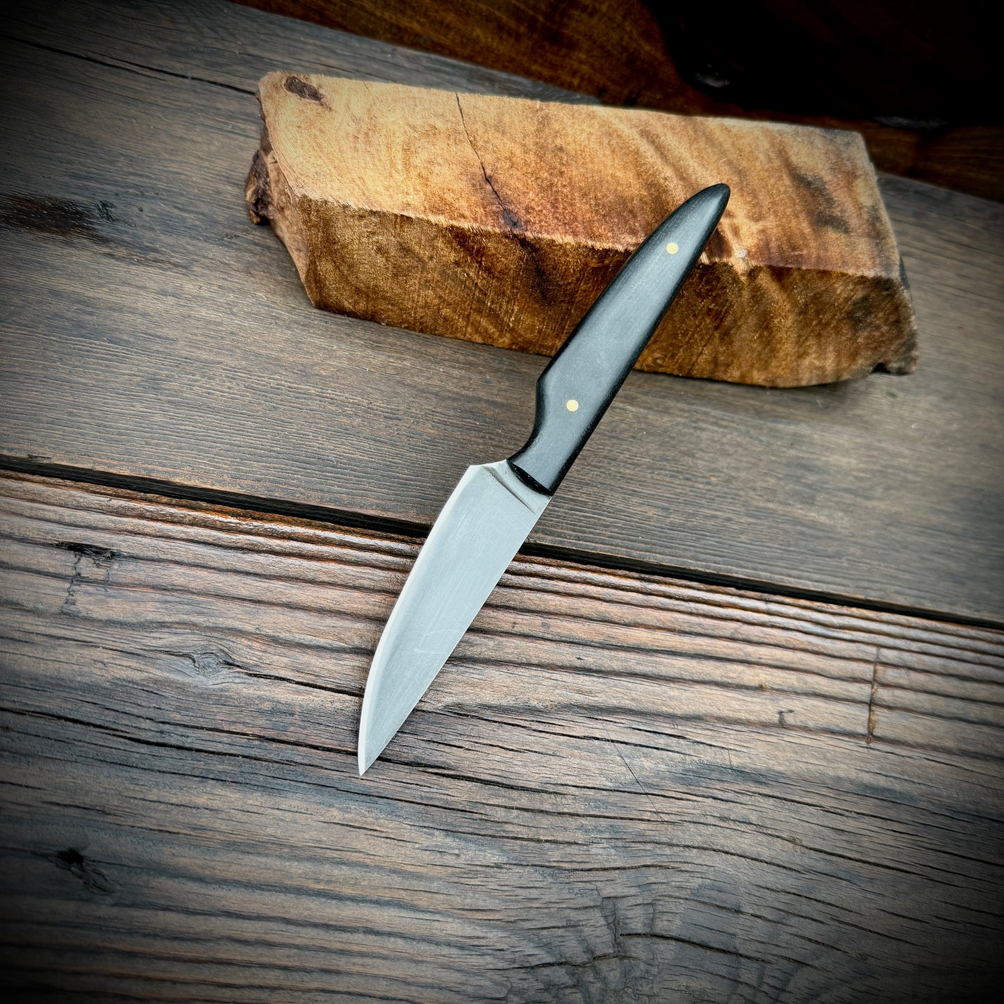 SCK-26 CUSTOM HANDMADE 3V STEEL HUNTING KNIFE WITH G10 SHEATH HANDLE WITH PURE LEATHER SHEATH