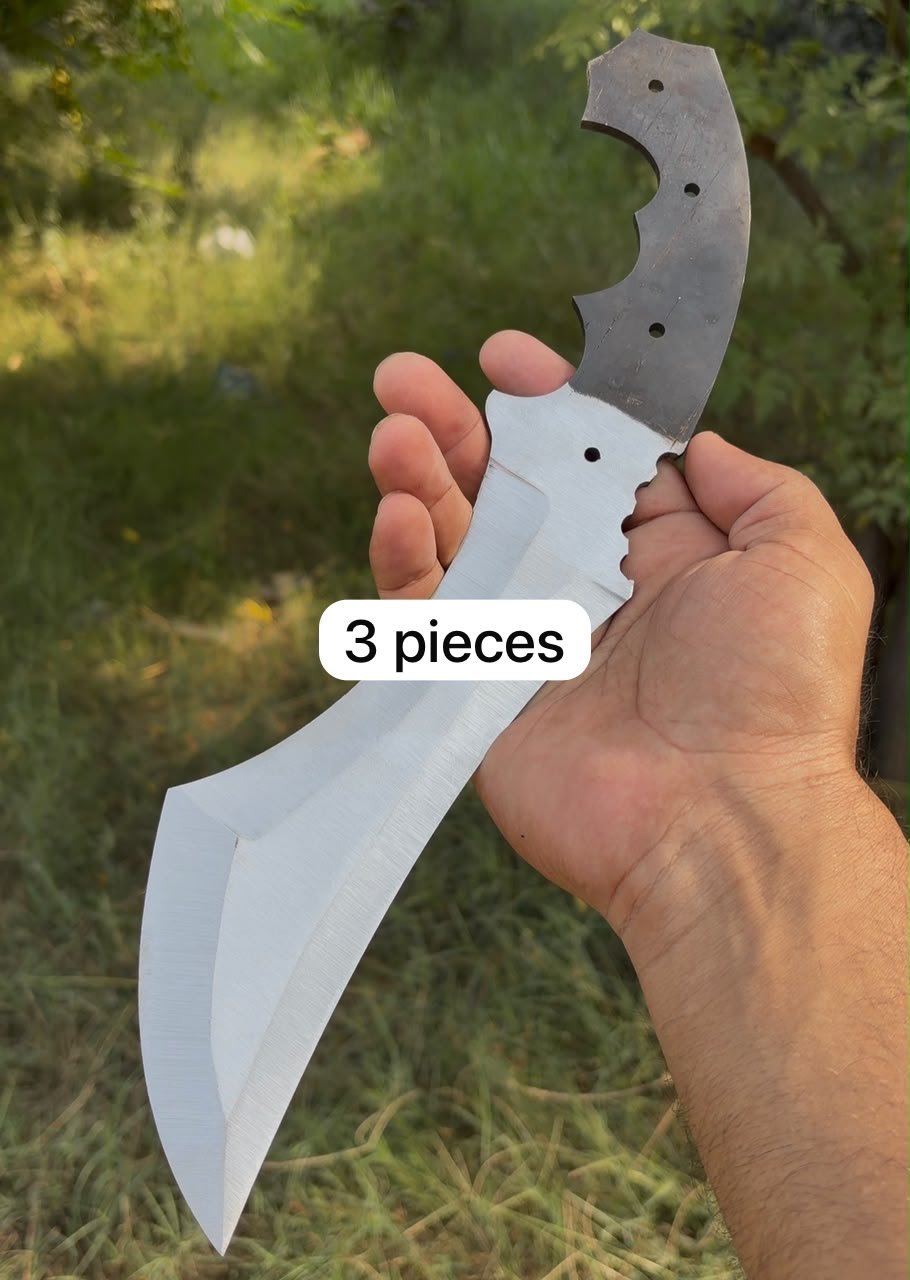 SCK-00 CUSTOM HANDMADE 12 KNIVES 6 IN STEEL AND 6 IN DAMASCUS STEEL