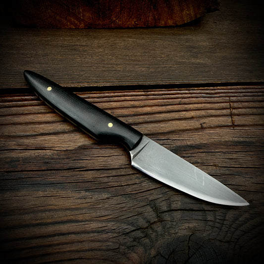 SCK-26 CUSTOM HANDMADE 3V STEEL HUNTING KNIFE WITH G10 SHEATH HANDLE WITH PURE LEATHER SHEATH