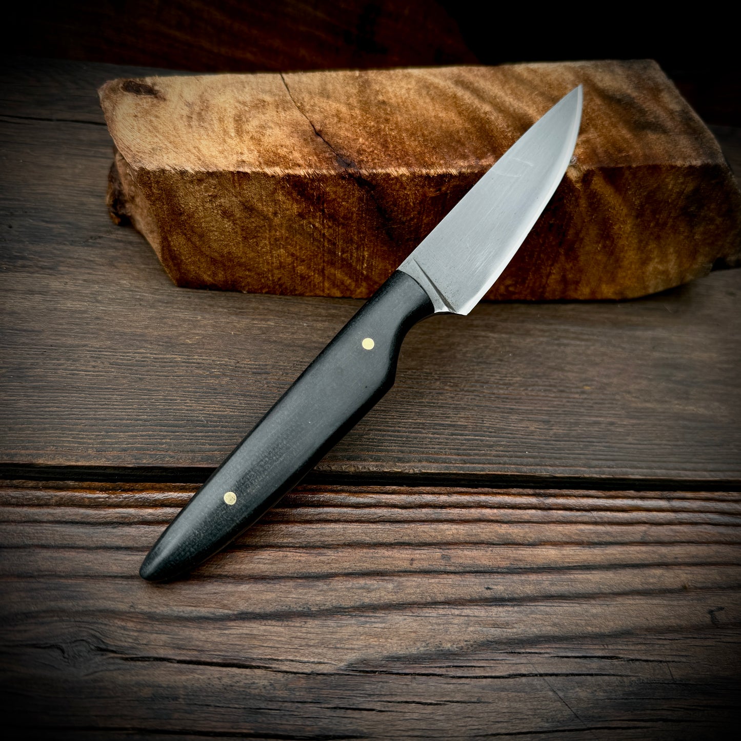 SCK-26 CUSTOM HANDMADE 3V STEEL HUNTING KNIFE WITH G10 SHEATH HANDLE WITH PURE LEATHER SHEATH