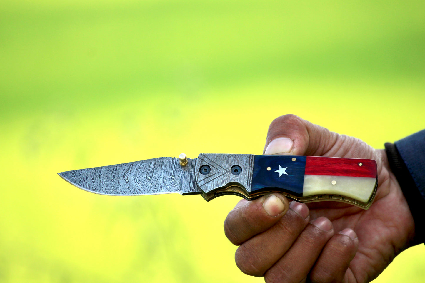 SCK-25 CUSTOM HAND MADE DAMASCUS STEEL FILDING/POCKET KNIFE WITH BONE,WOODEN SHEATH HANDLE WITH PURE LEATHER SHEATH