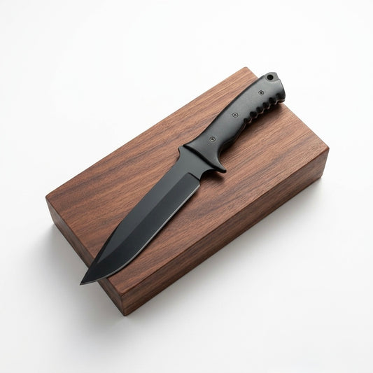 SCK-31 CUSTOM HANDMADE 3V STEEL HUNTING SURVIVAL KNIFE WITH G10 SHEATH HANDLE WITH PURE LEATHER SHEATH