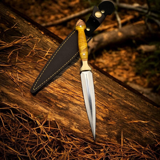 CUSTOM ORDER OF 6 inches BLADE WITH HARD WOOD HANDLE AND SHEATH